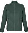 03824 Sol's Ladies Factor Recycled Micro Fleece Jacket Forest Green colour image